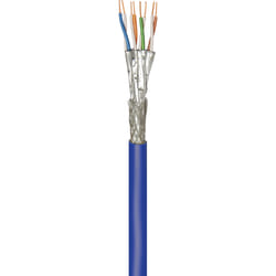 Goobay 91893 câble de réseau Bleu 100 m Cat7a+ S/FTP (S-STP)