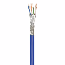 Goobay 91895 câble de réseau Bleu 500 m Cat7a+ S/FTP (S-STP)