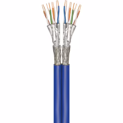 Goobay 91896 câble de réseau Bleu 100 m Cat7a+ S/FTP (S-STP)