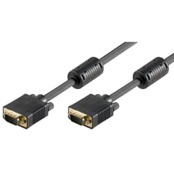 Goobay 93007 câble VGA 7 m VGA (D-Sub) Noir