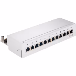 Goobay 93041, RJ-45, Cat5e, 22/26, Gris, Montage au mur, 212 mm