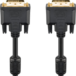 Goobay 93111 câble DVI 3 m DVI-D Noir