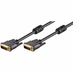 Goobay 93112 câble DVI 5 m DVI-D Noir