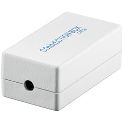 Goobay 93254 boîte de jonction réseau Cat5e Argent