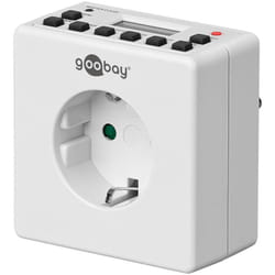 Goobay 93256 minuteur électrique Blanc Programmateur journalier/hebdomadaire