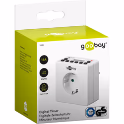 Goobay 93256 minuteur électrique Blanc Programmateur journalier/hebdomadaire - Vue supplémentaire 6