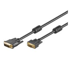 Goobay MMK 632-1000 G 10m DVI-I/VGA VGA (D-Sub) Noir