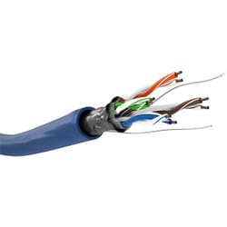 Goobay 93265 câble de réseau Bleu 100 m Cat5e F/UTP (FTP)