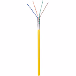 Goobay 93266 câble de réseau Jaune 100 m Cat5e F/UTP (FTP)