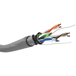 Goobay 93274 câble de réseau Gris 100 m Cat5e SF/UTP (S-FTP)