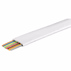 Goobay 93309, 100 m, Blanc, Plat, Polyvinyl chloride (PVC), 1 pièce(s), Rouleau
