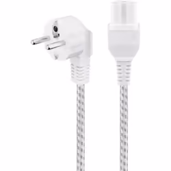 Goobay 93314, 2 m, Prise d'alimentation type F, Coupleur C15, H05RN-F3G, 250 V