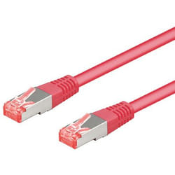 Goobay 93339 câble de réseau Magenta 0,25 m Cat6