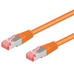 Goobay 93340 câble de réseau Orange 0,25 m Cat6