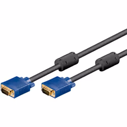 Goobay 93369, 3 m, VGA (D-Sub), VGA (D-Sub), Mâle, Mâle, Noir
