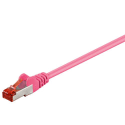Goobay 93441 câble de réseau Magenta 5 m Cat6 S/FTP (S-STP)