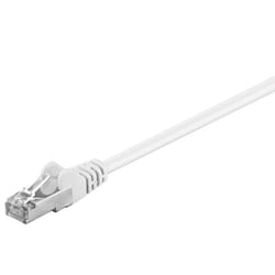 Goobay 93484 câble de réseau Blanc 3 m Cat5e SF/UTP (S-FTP)
