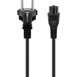 Goobay 93586, 1,8 m, Prise d'alimentation type F, Coupleur C5, H05VV-F3G, 250 V