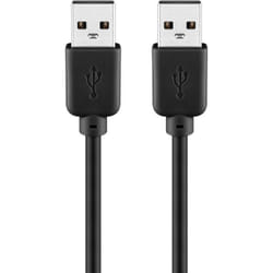 Goobay 93594 câble USB 3 m USB 2.0 USB A Noir
