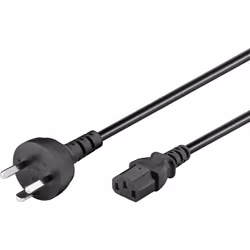 Goobay 93618 câble électrique Noir 2 m IEC C13