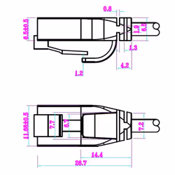 Goobay 93693 câble de réseau Blanc 2 m Cat6 U/UTP (UTP)