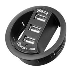 Goobay 93893 hub & concentrateur USB 2.0 480 Mbit/s Noir