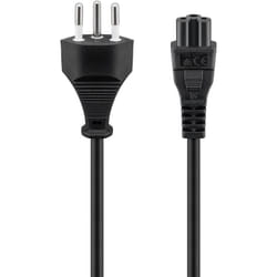 Goobay 93960 câble électrique Noir 1,8 m SEV 1011 IEC C5