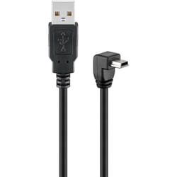 Goobay 4040849939716 câble USB 1,8 m USB 2.0 USB A Mini-USB B Noir