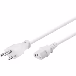 Goobay 94015 câble électrique Blanc 2 m Prise d'alimentation type J IEC C13 - Vue supplémentaire 2