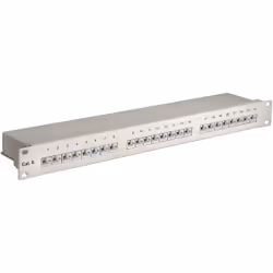 Goobay 94036, RJ-45, Cat6, 22/26, Gris, Montage de rack, 1U