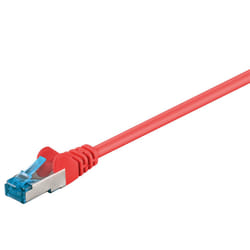 Goobay 94149 câble de réseau Rouge 0,25 m Cat6a S/FTP (S-STP)