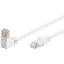 Goobay 94162 câble de réseau Blanc 0,5 m Cat5e U/UTP (UTP)
