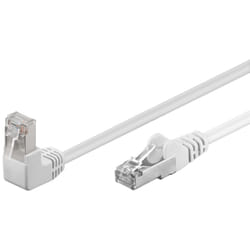Goobay 94177 câble de réseau Blanc 0,5 m Cat5e F/UTP (FTP)