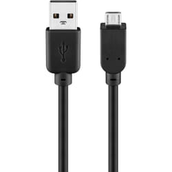 Goobay 94181 câble USB 1,8 m USB 2.0 USB A Micro-USB B Noir