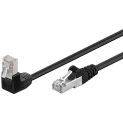 Goobay 94190 câble de réseau Noir 5 m Cat5e F/UTP (FTP)