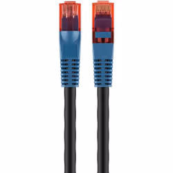 Goobay 94389 câble de réseau Noir 10 m Cat6 U/UTP (UTP)