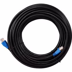 Goobay CAT 6 U/UTP 15m câble de réseau Noir Cat6 U/UTP (UTP)