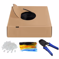 Goobay 94398 câble de réseau Noir 100 m Cat6 U/UTP (UTP) - Vue supplémentaire 4
