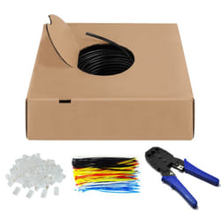 Goobay 94399 câble de réseau Noir 305 m Cat6 U/UTP (UTP)
