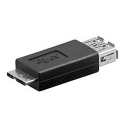 Goobay USB 3.0 A/Micro-B USB 3.0 A FM USB 3.0 Micro-B M Noir