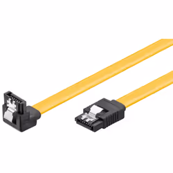 Goobay 95018, 0,3 m, SATA 7-pin, SATA 7-pin, Mâle/Mâle, Jaune, Droit