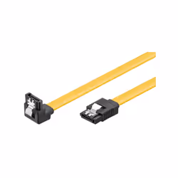AVC TAKSATA050DR, 0,5 m, SATA 7-pin, SATA 7-pin, Mâle/Mâle, Noir, Jaune, Droit