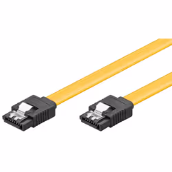 Goobay 95025, 1 m, SATA III, SATA 7-pin, SATA 7-pin, Mâle/Mâle, Jaune