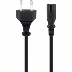 Goobay 95039, 5 m, Prise d'alimentation type C, Coupleur C7, H03VVH2-F2, 250 V