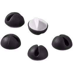 Goobay 95040 range-câbles Universel Support de câbles Noir 5 pièce(s) - Vue supplémentaire 5