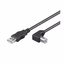 Goobay 5m USB 2.0 A/B, 5 m, USB A, USB 2.0, Mâle/Mâle, 480 Mbit/s, Noir