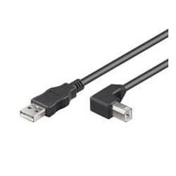Goobay 5m USB 2.0 A/B câble USB USB A Noir