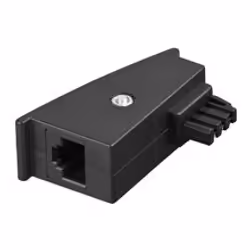 Goobay TAE-F/RJ-45, TAE-F, RJ-45, Noir