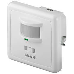 Goobay 95171 détecteur de mouvement Capteur infrarouge passif (PIR) Avec fil Mur Blanc