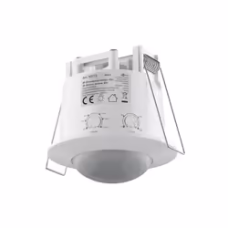 Goobay 95173, Capteur infrarouge passif (PIR), Avec fil, 6 m, Plafond, Intérieure, Blanc
